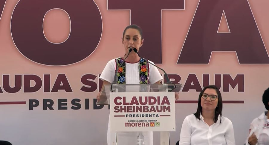 Claudia Sheinbaum se reúne con simpatizantes y militantes de Morena, PT y PVEM