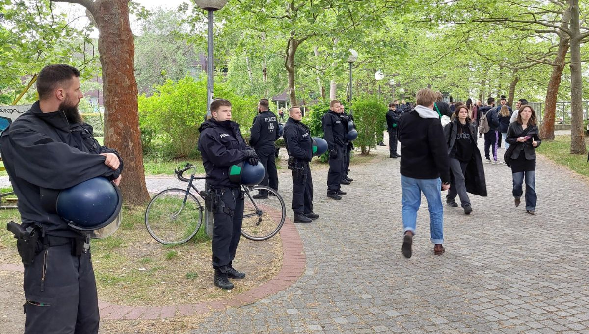 Policía desaloja de la Universidad Libre de Berlín a manifestantes propalestinos