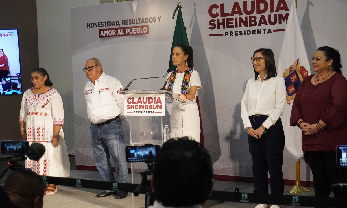 Claudia Sheinbaum refrenda propuestas para beneficio de Campeche     