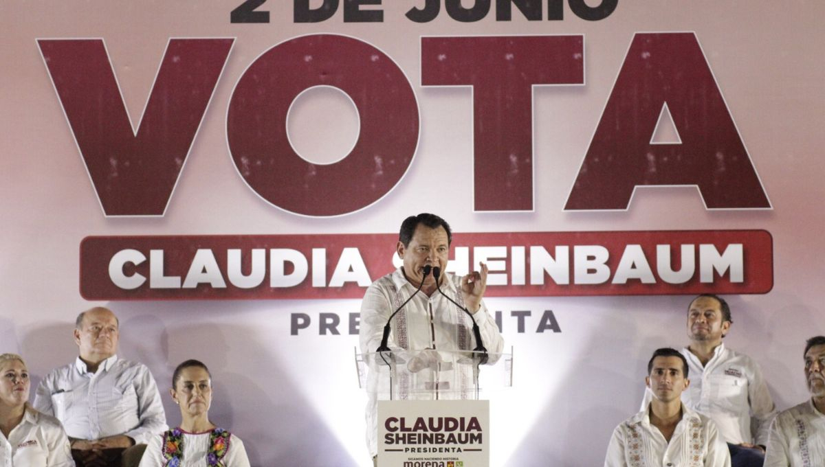 Joaquín Díaz Mena, candidato a la gubernatura de Yucatán por Sigamos Haciendo Historia