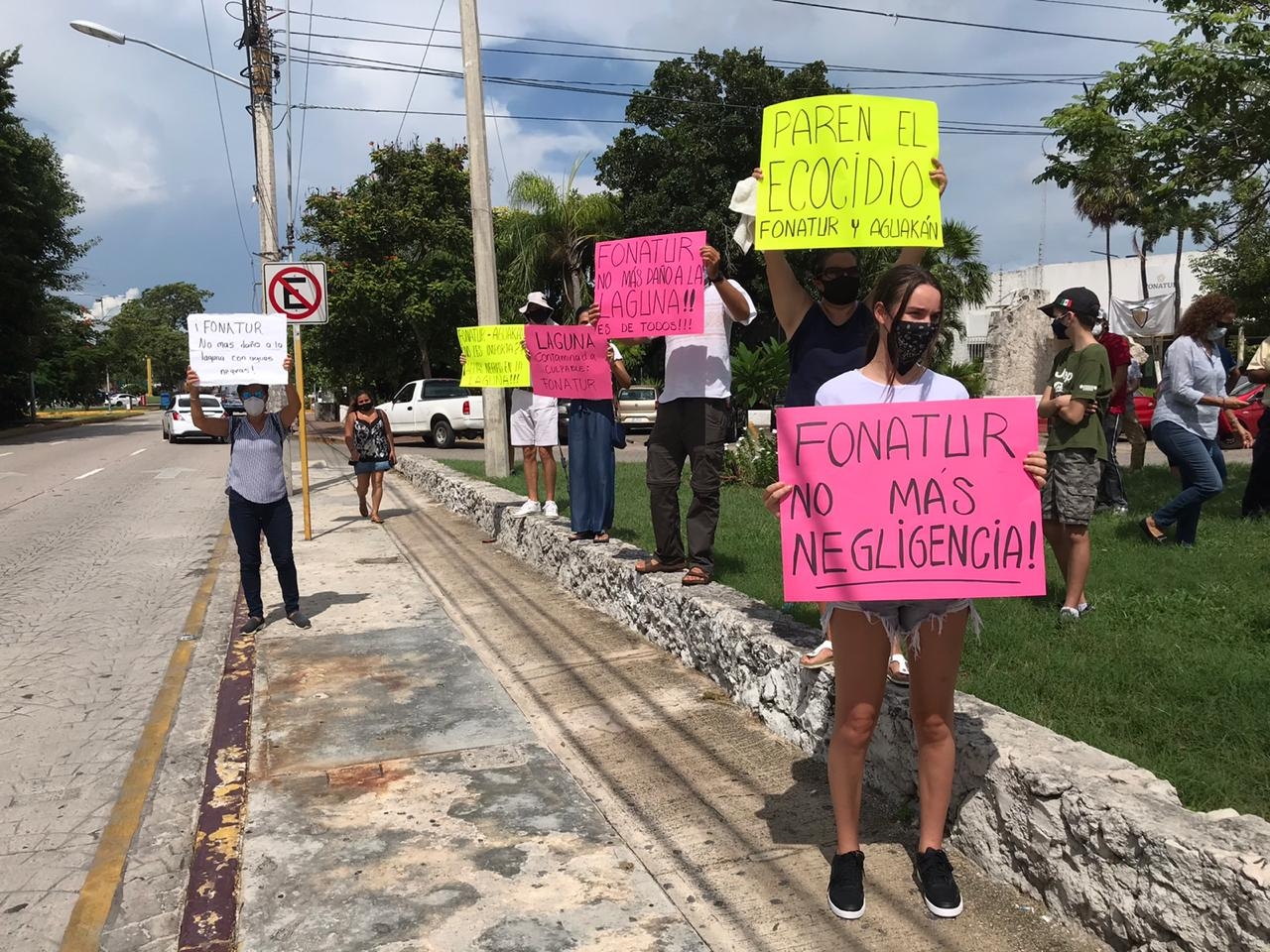 Protestan contra el Fonatur y Aguakan en Cancún