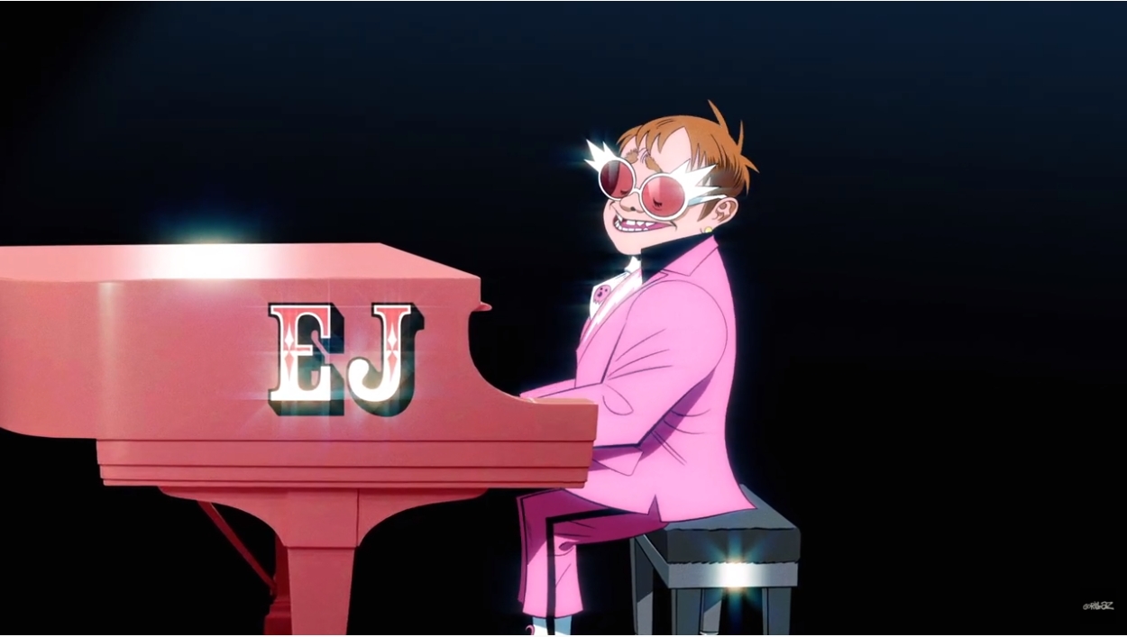 Elton John y Gorillaz presentan nuevo sencillo 'The Pink Phantom'