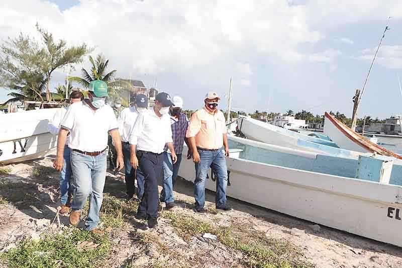 Urge dragado del Puerto de Abrigo de El Cuyo en Yucatán