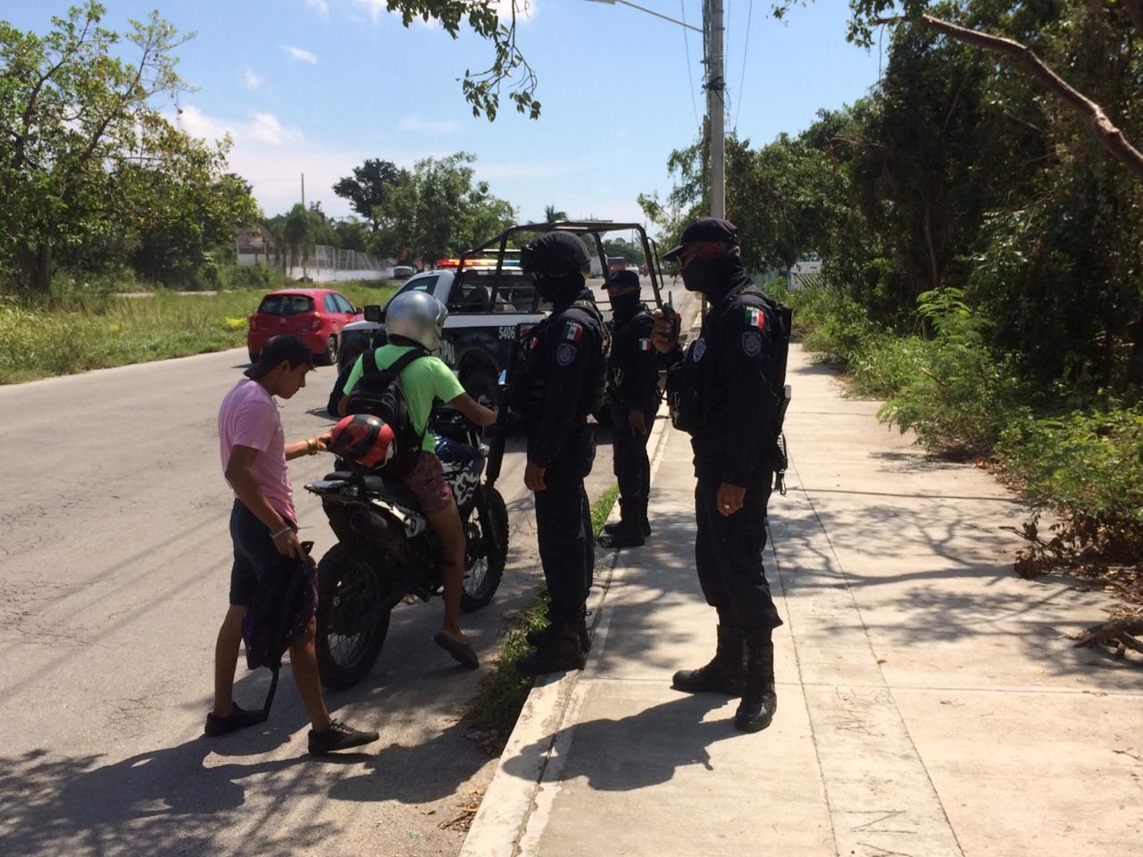 Instalan filtro para detectar motos robadas en Cancún