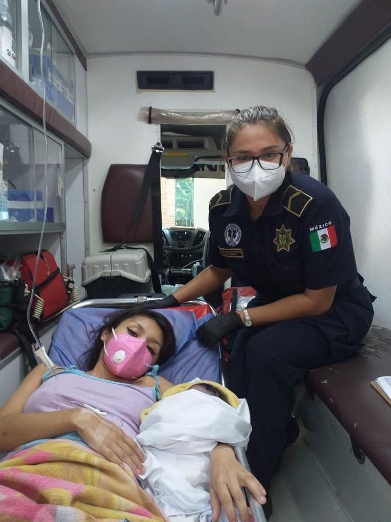 Dos mujeres dan a luz mientras viajaban por carretera en Yucatán