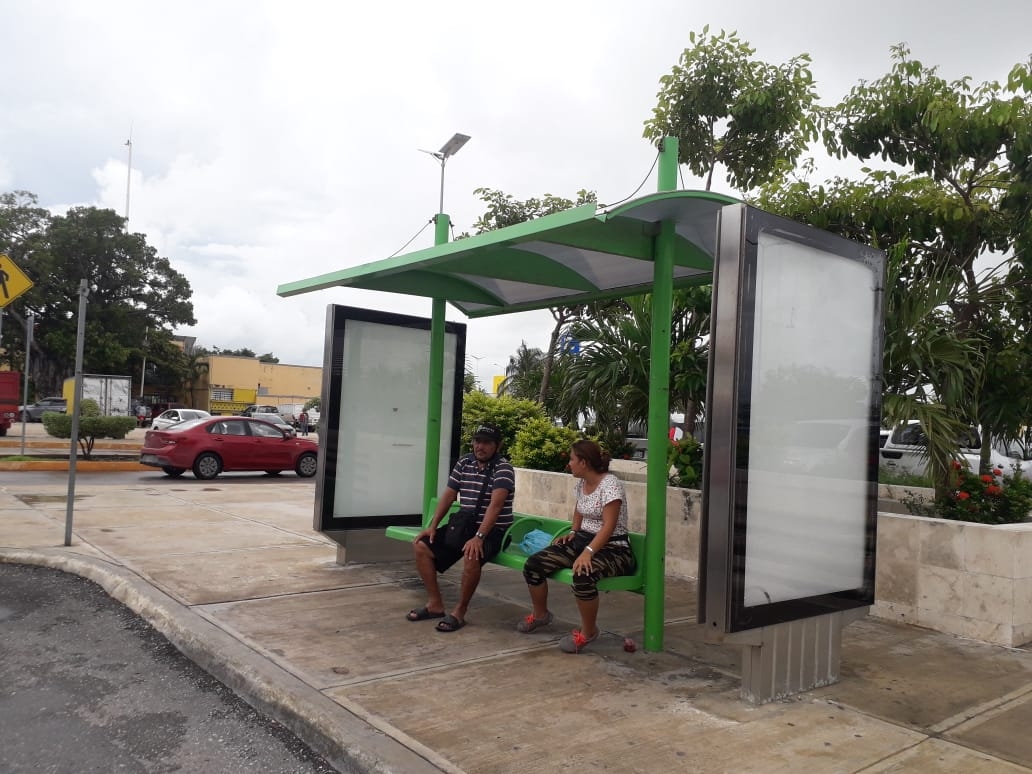 Transporte público suspende servicio durante la lluvia en Ciudad del Carmen