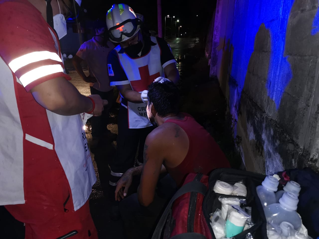 Accidente provoca movilización de paramédicos en Ciudad del Carmen