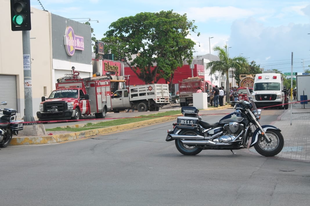El incidente ocurrió a poco después de las 13:00 horas Foto: Por Esto! Quintana Roo