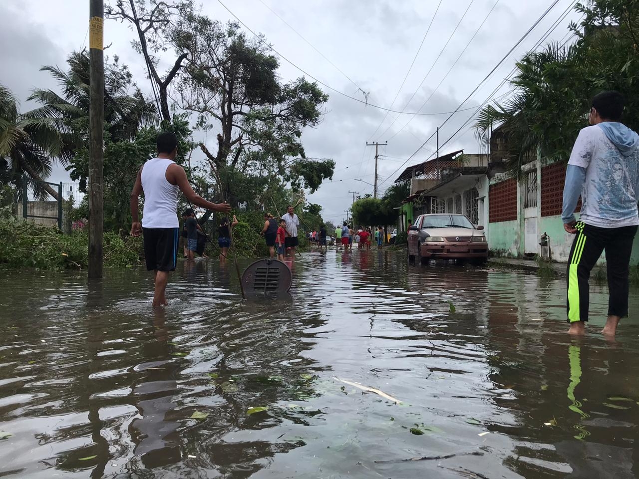 La Tormenta Tropical Zeta se encuentra a 480 kilométros de Cozumel Foto: Mario Hernández