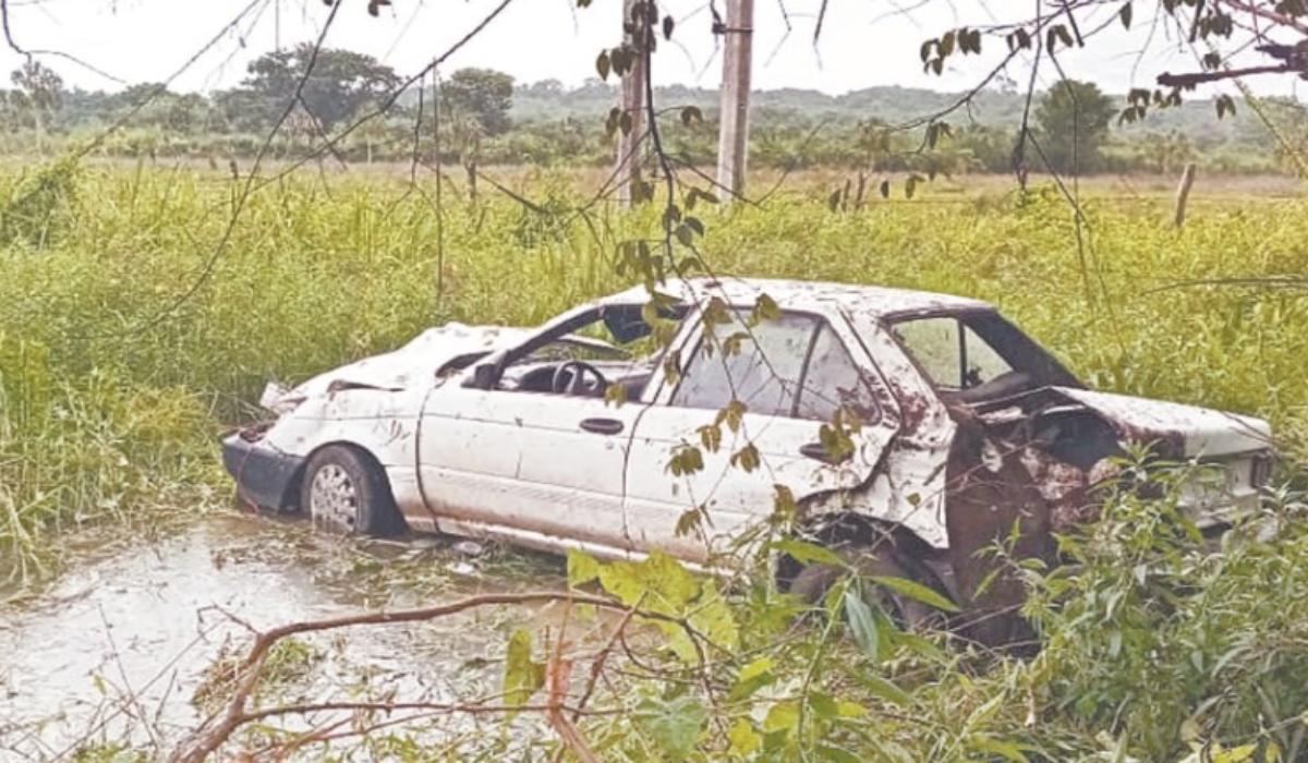 El automovilista iba a exceso de velocidad y en estado etílico. Foto: Joaquín Guevara.