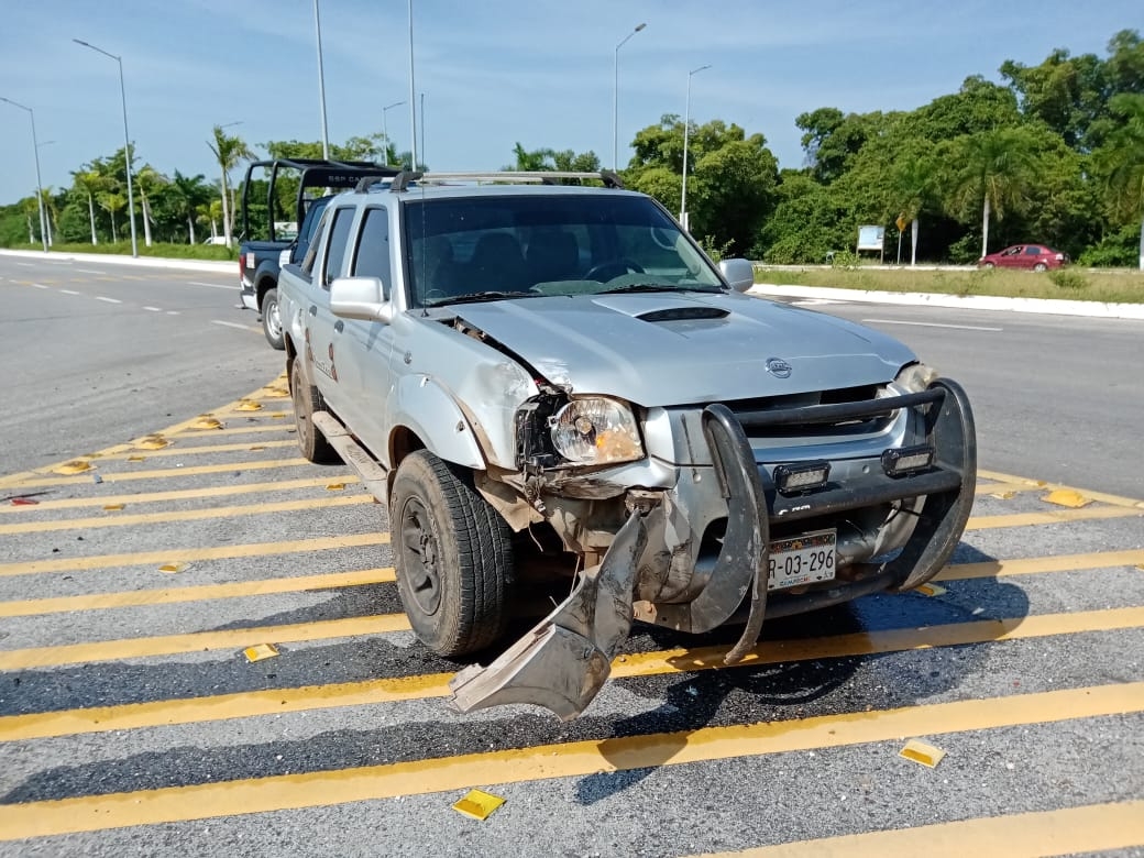 Conductor provoca accidente en la colonia Solidaridad Nacional en Campeche