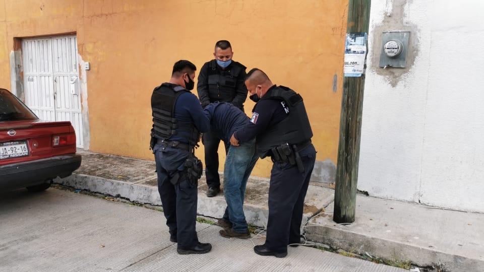 El presunto ladrón se hizo al desmayado para evitar el linchamiento Foto: José Pacheco