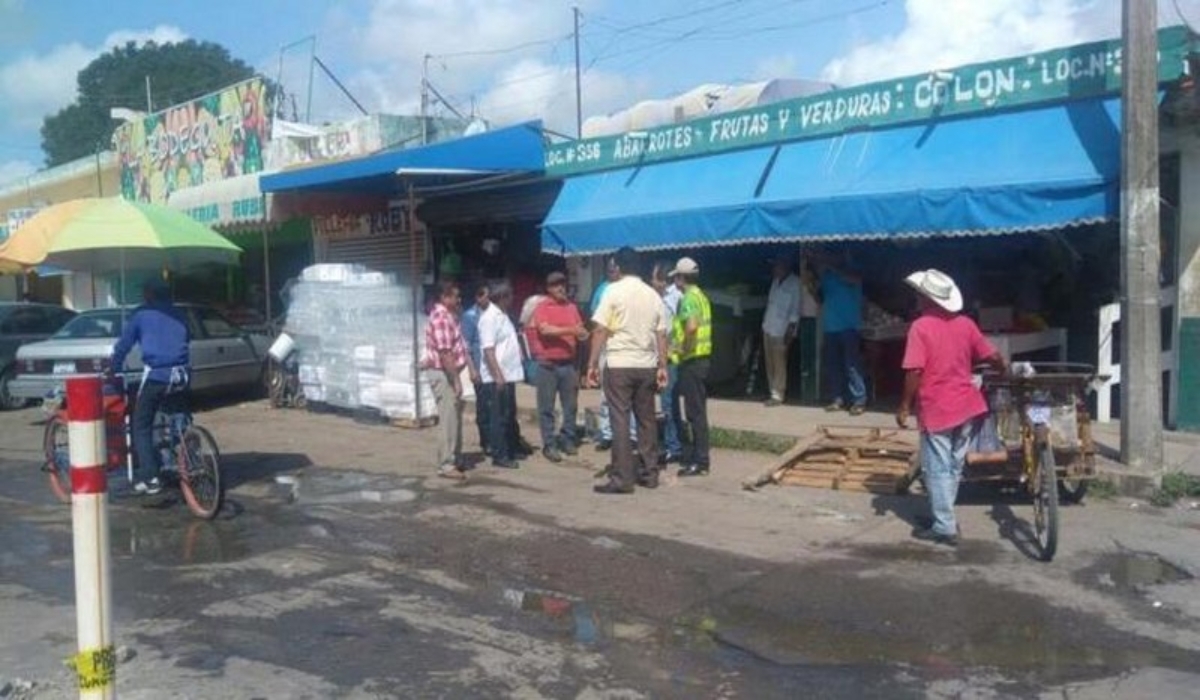 Así fue la persecución y el arresto de dos hombres en un mercado de Chetumal