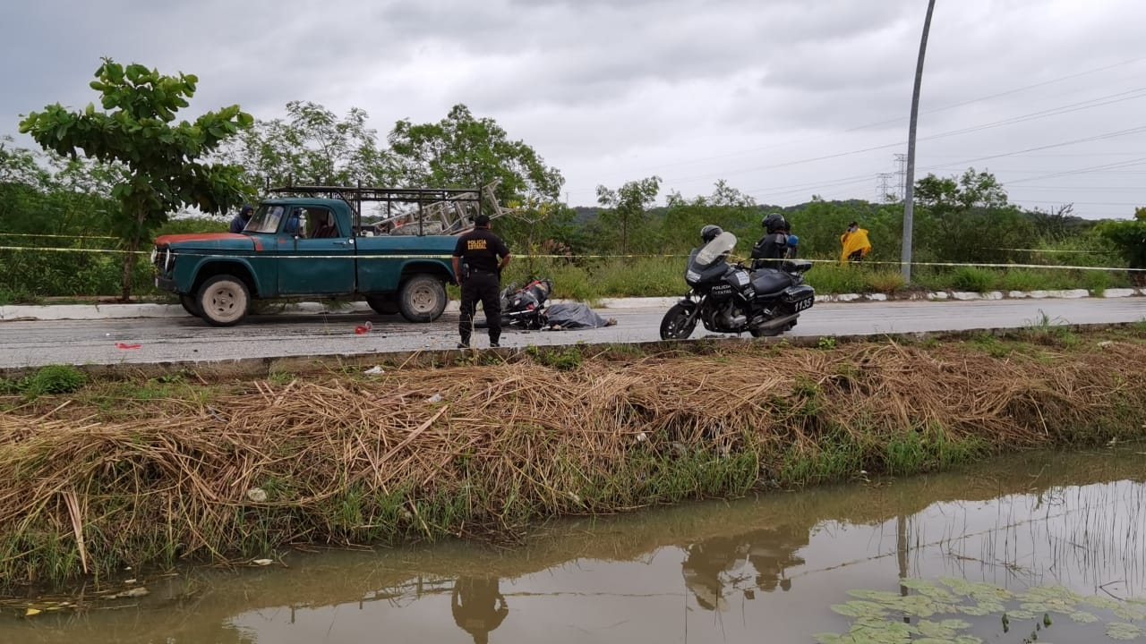 Fallece motociclista en un choque sobre la vía Chiná-Campeche