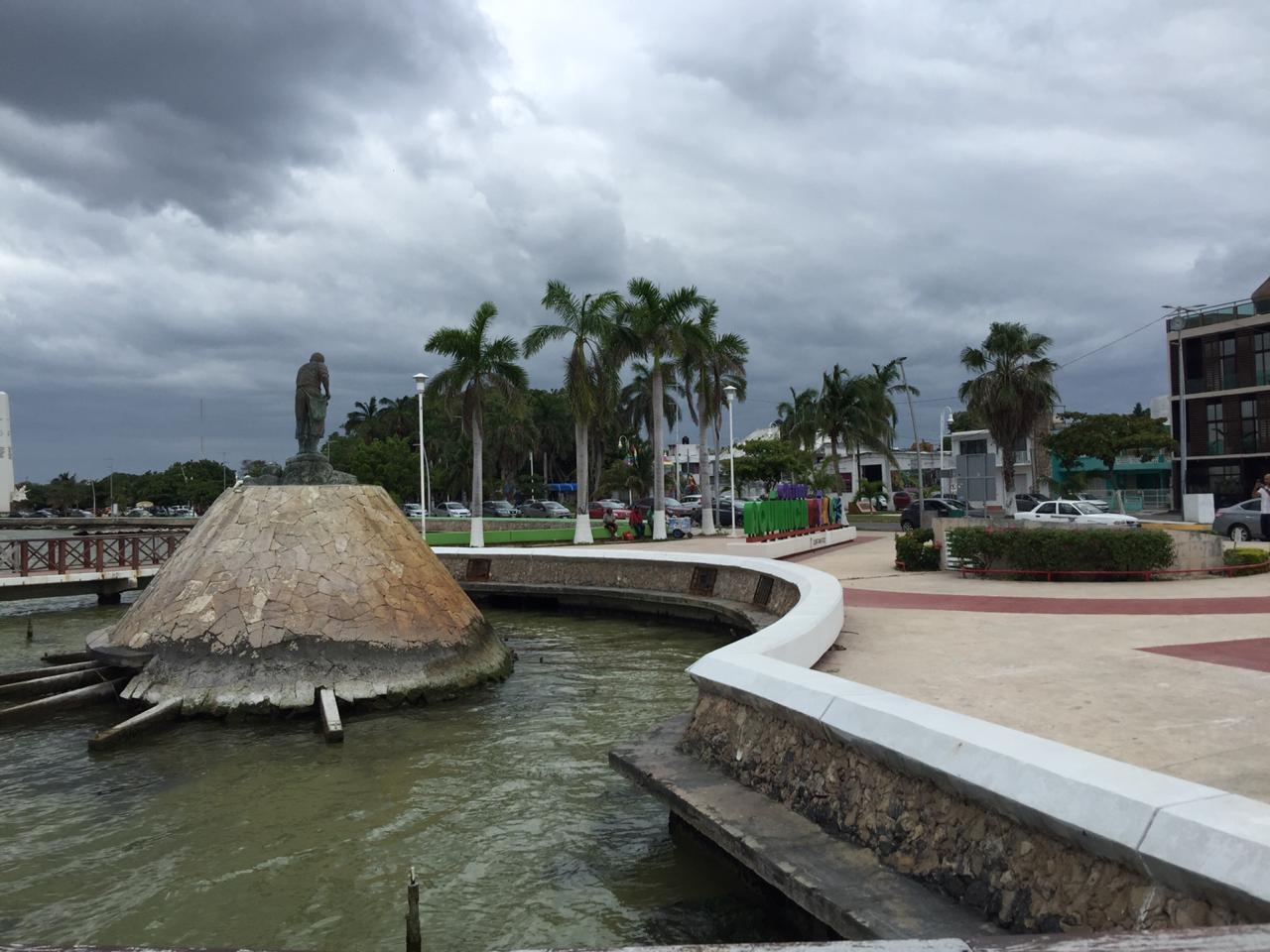 En Chetumal sólo se registraron lloviznas ligeras y cielo nublado Foto: José Pacheco