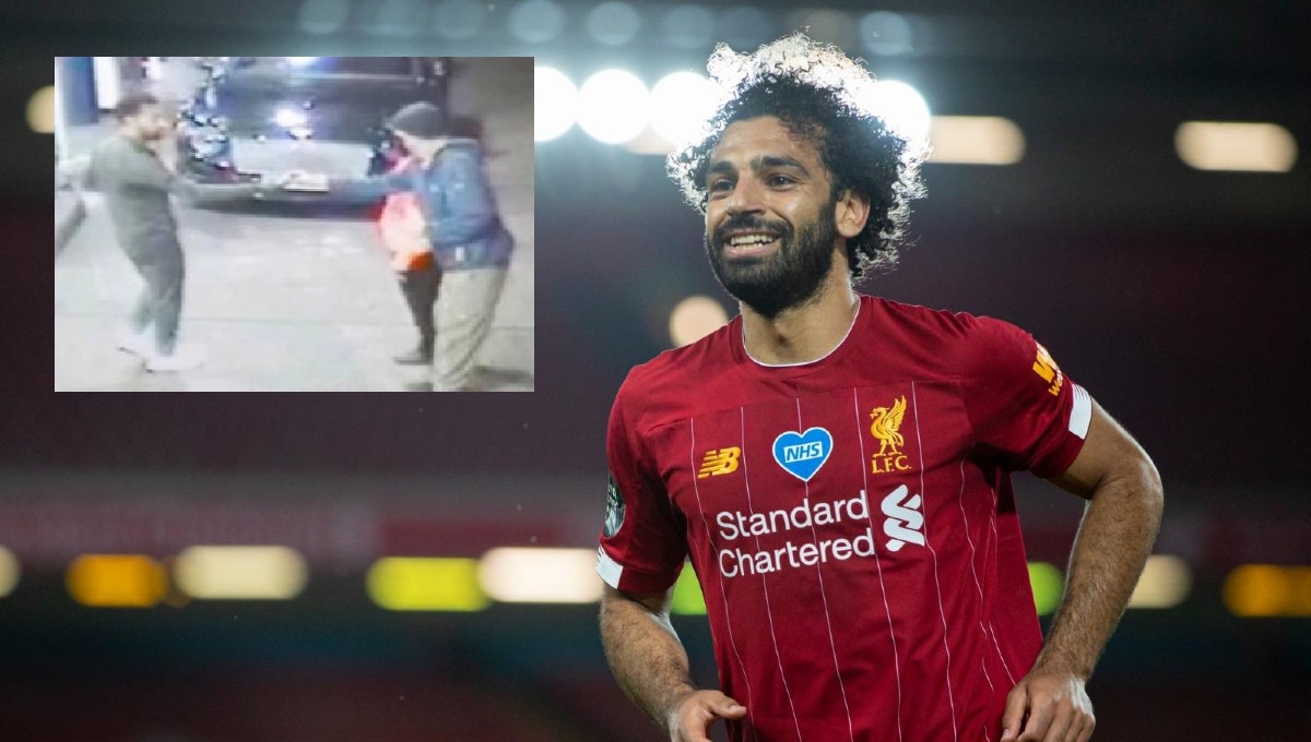Mohamed Salah defiende a vagabundo de agresores y le regala dinero (FOTOS)