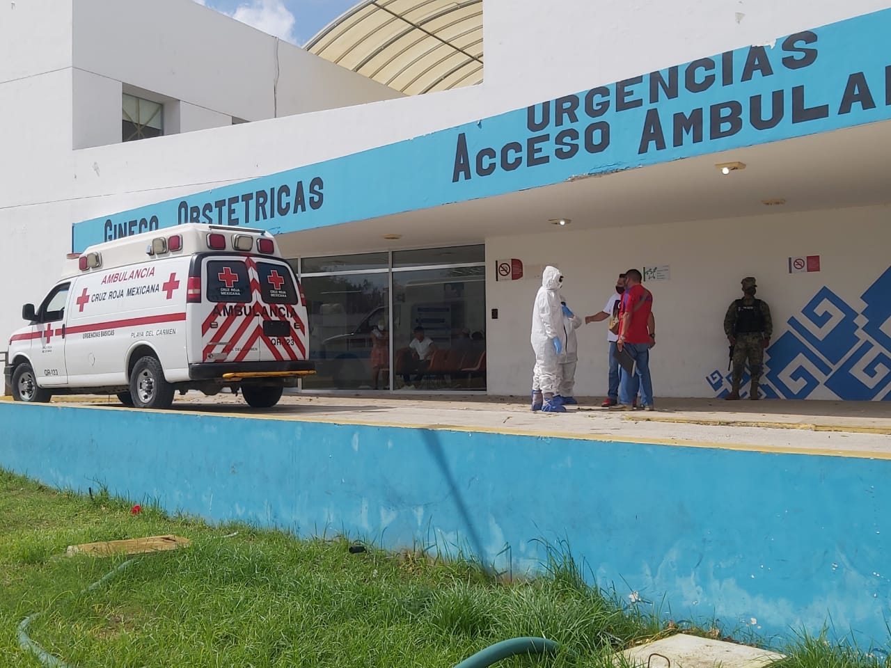 EL preso fue trasladado al Hospital General de Playa del Carmen. Foto: Por Redacción