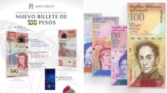 ¿México se está convirtiendo en Venezuela?, comparan nuevo billete con bolívares