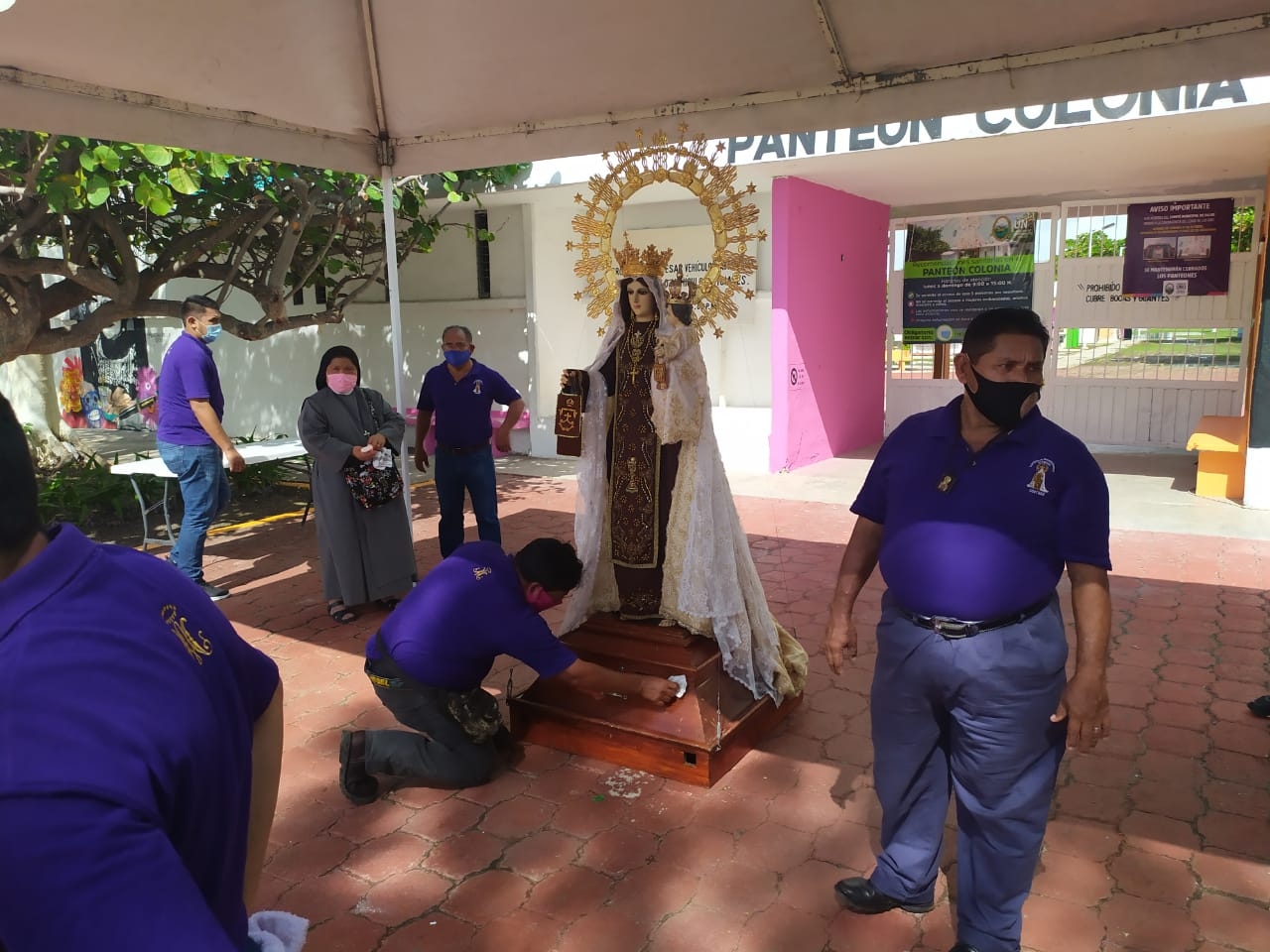 Virgen del Carmen da consuelo a los fieles en Ciudad del Carmen