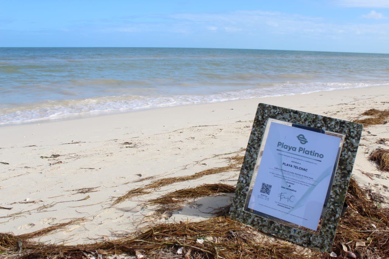 Yucatán, único estado con siete Certificados “Playa Platino” en México