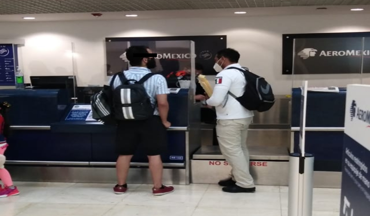 Deportan a una persona desde el Aeropuerto de Mérida hacia Estados Unidos