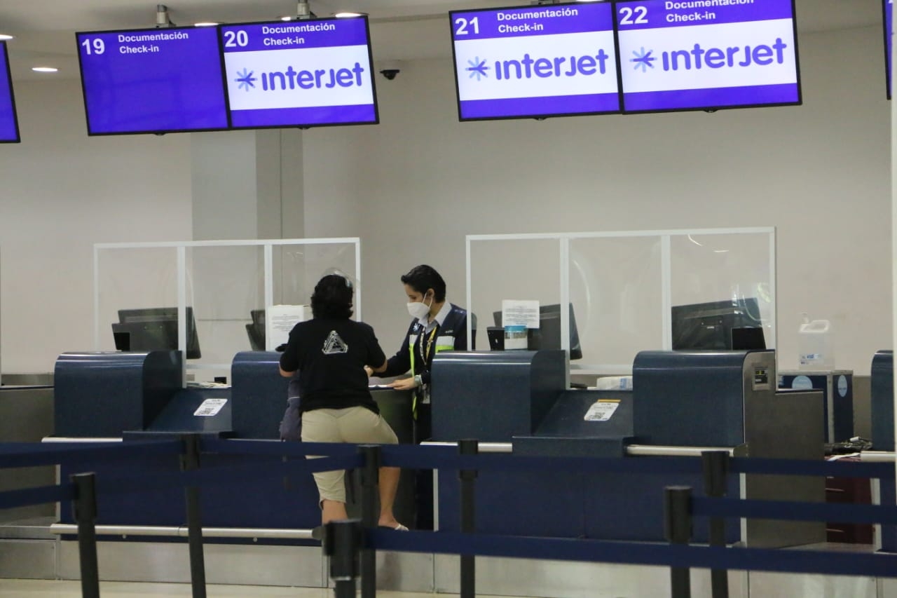 Interjet retoma vuelo en el aeropuerto de Cancún este lunes