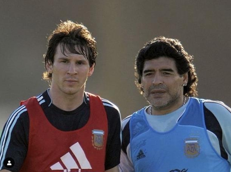 Messi manda mensaje de apoyo a Maradona, tras cirugía en la cabeza