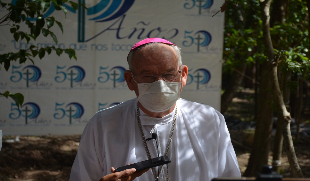 El obispo Pedro Pablo Elizondo Cárdenas también expresó su
opinión en torno a El Buen Fin. Foto: Mario Hernández.