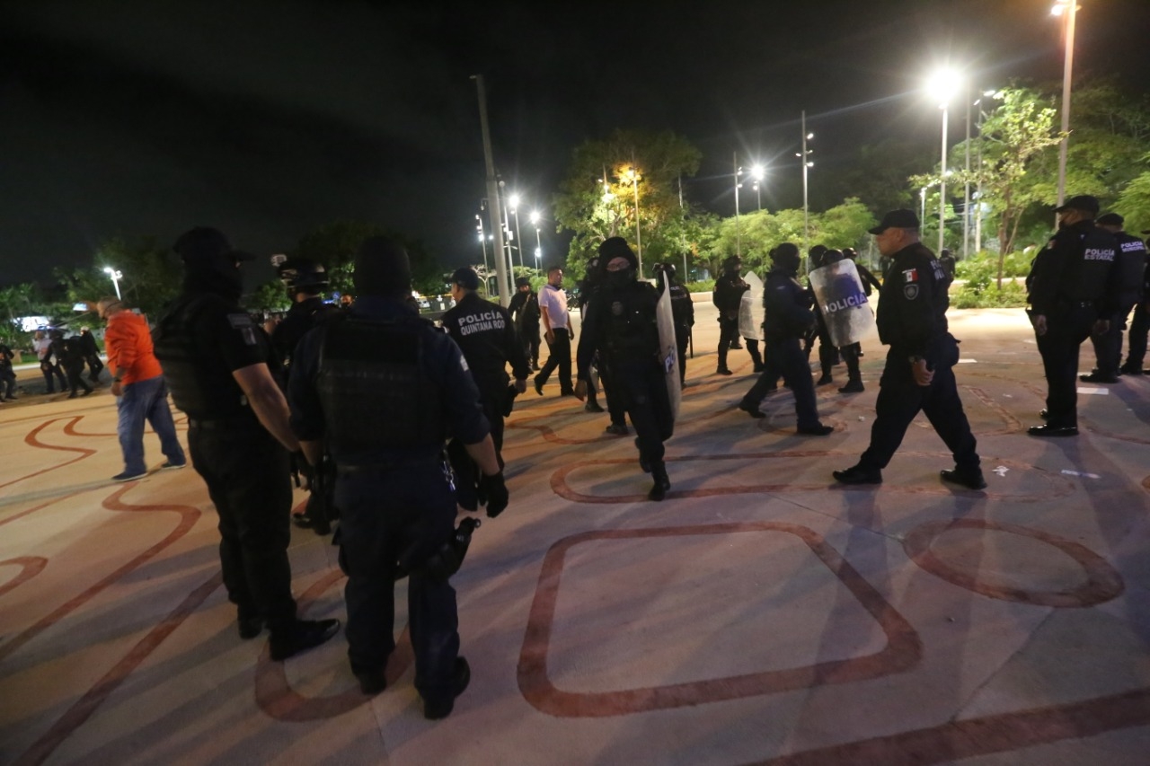 Ayuntamiento de Cancún presentará denuncias penales contra policías que dispararon a manifestantes