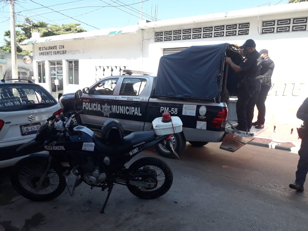 Movilización por reporte de robo en Ciudad del Carmen