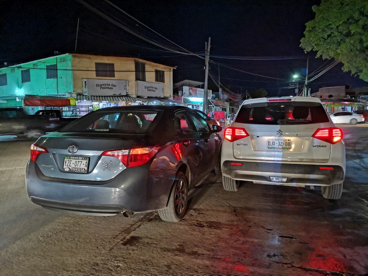 Choques a medianoche afectan a la colonia Benito Juárez