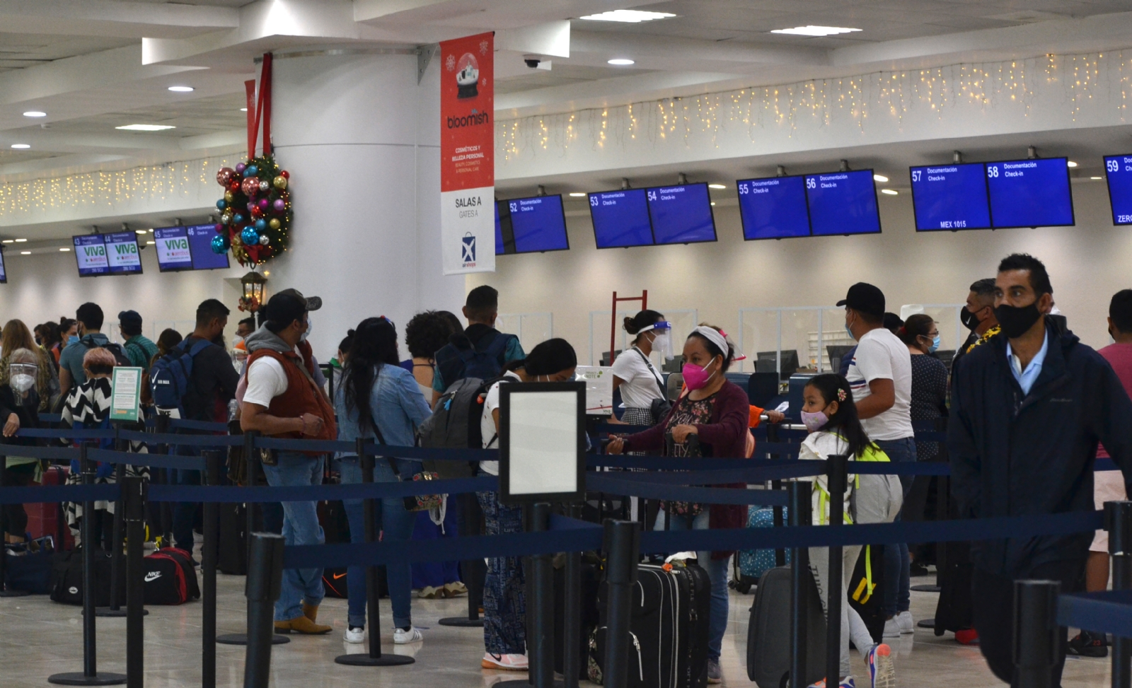 Grupo Aeroportuario del Sureste (ASUR) informó que en noviembre de 2019 se recibieron 23 millones de turistas
