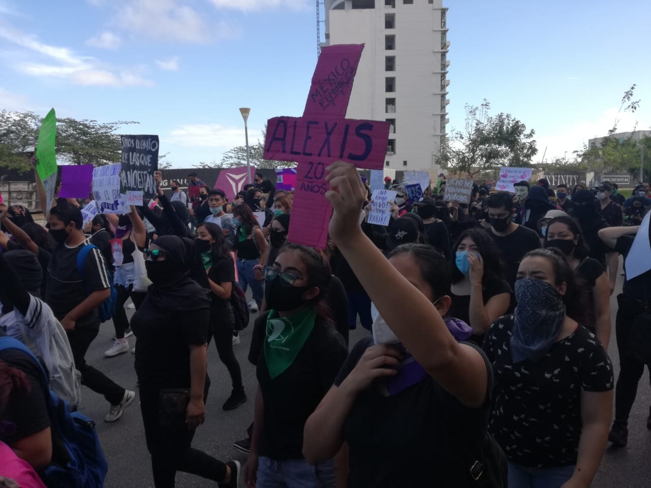 Cancún estuvo en la vista internacional, tras los hechos ocurridos en la maifestación feminista de noviembre pasado.