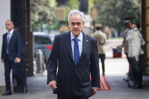 Presidente de Chile paga multa de 3 mil 500 dólares  por no usar cubrebocas