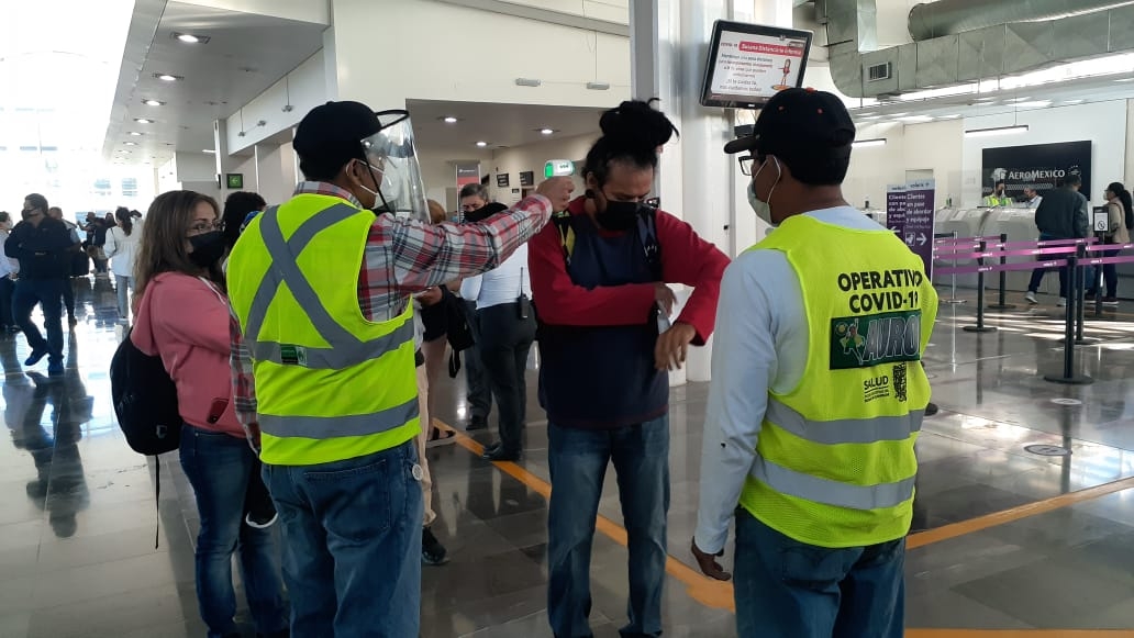 Aeropuerto de Campeche sin casos de COVID-19 entre pasajeros