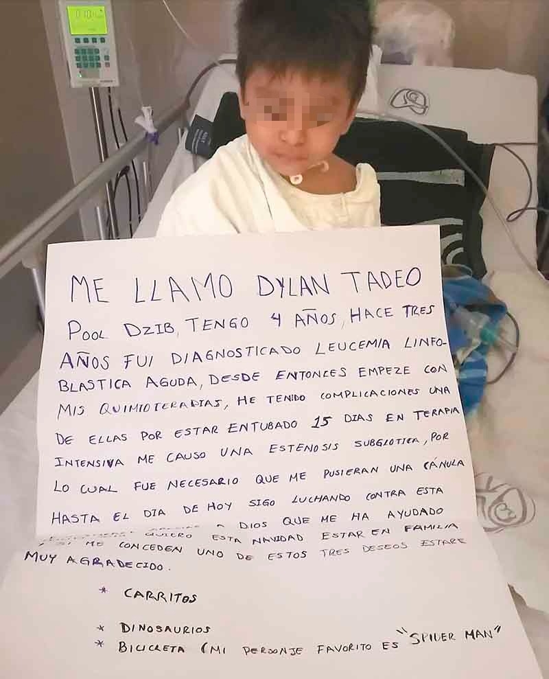 Cumplen deseo a niños que luchan contra el cáncer en Tizimín
