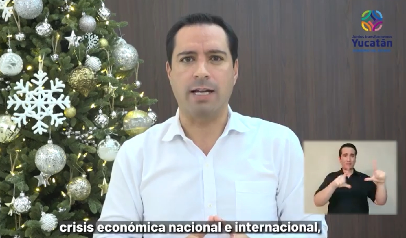 Mauricio Vila pide no realizar fiestas por Navidad para evitar rebrote de COVID-19