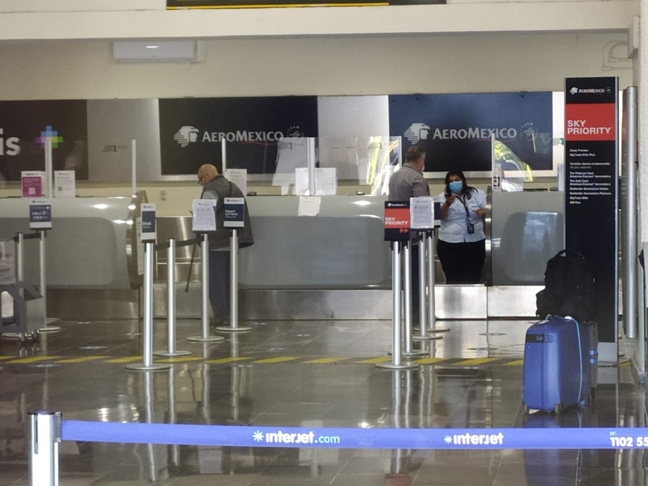 Aeroméxico extravía 4 maletas en el aeropuerto de Ciudad del Carmen