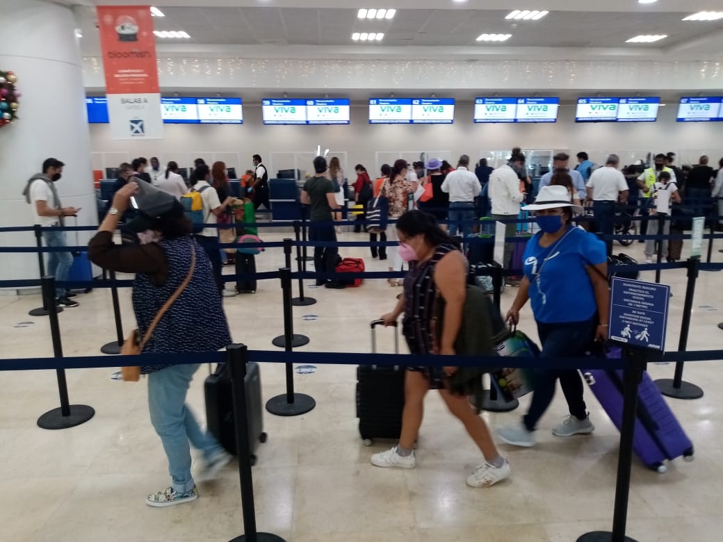 Aeropuerto de Cancún supera las 400 operaciones este 29 de diciembre