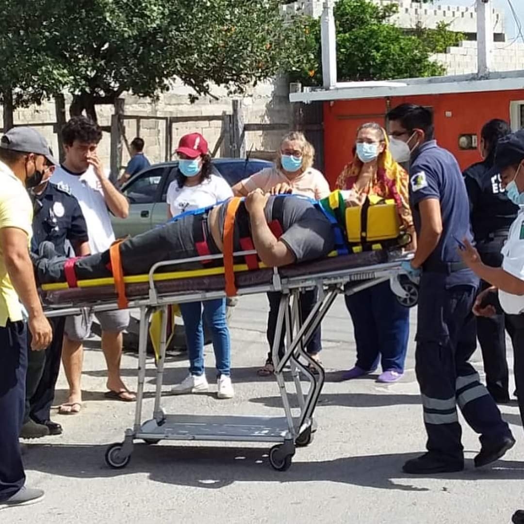 Motociclista resulta lesionado tras aparatoso accidente en Chetumal