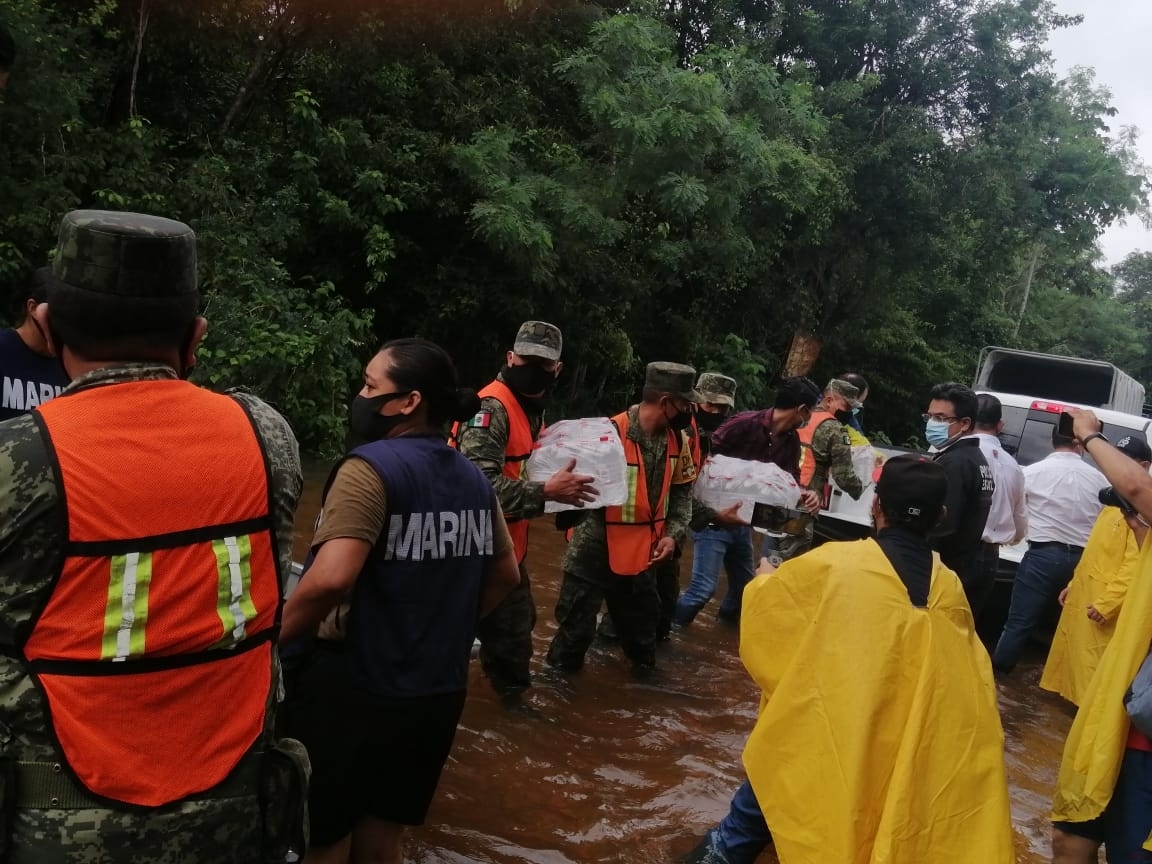 Lluvias y huracanes dejaron fuertes afectaciones en Calakmul