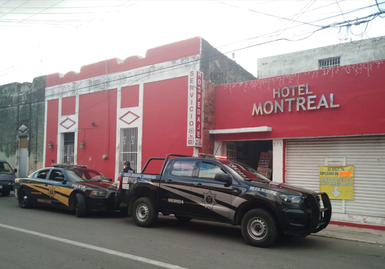 Fuerte movilización por supuesta muerte de un huésped de hotel en Mérida