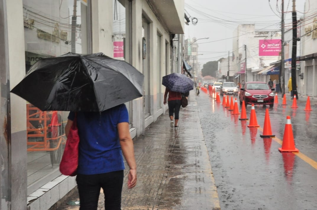 El Frente Frío 27 estaría generando lluvias fuertes durante la tarde este miércoles en Campeche