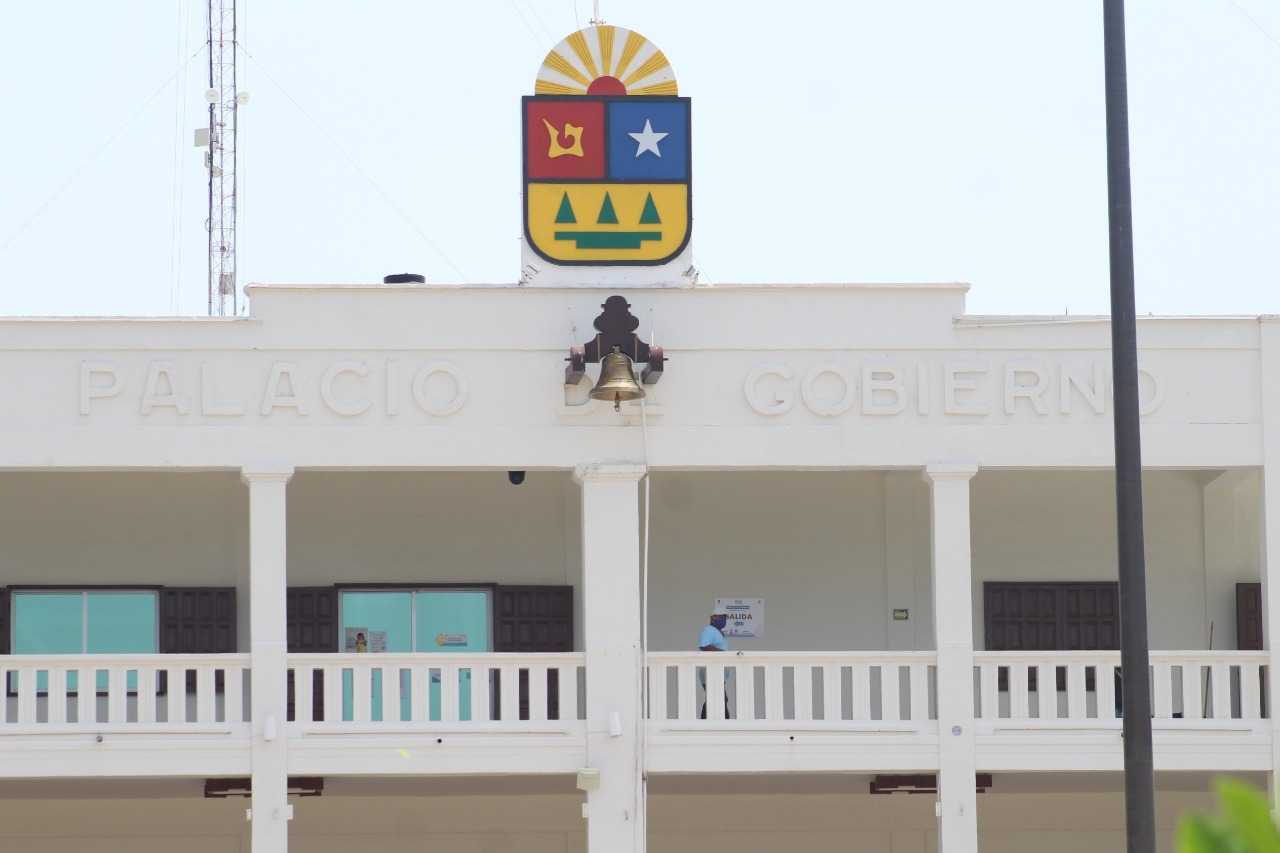 El palacio de gobierno se encuentra en Chetumal, Quintana Roo
