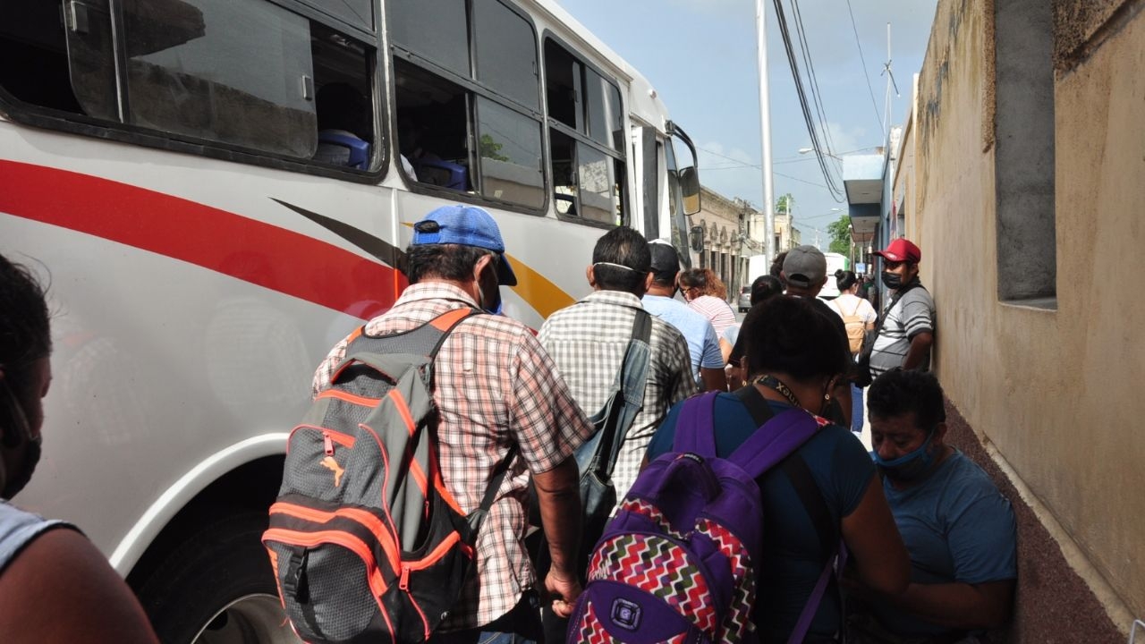 Estos son los nuevos horarios de camiones en Yucatán por el "toque de queda"