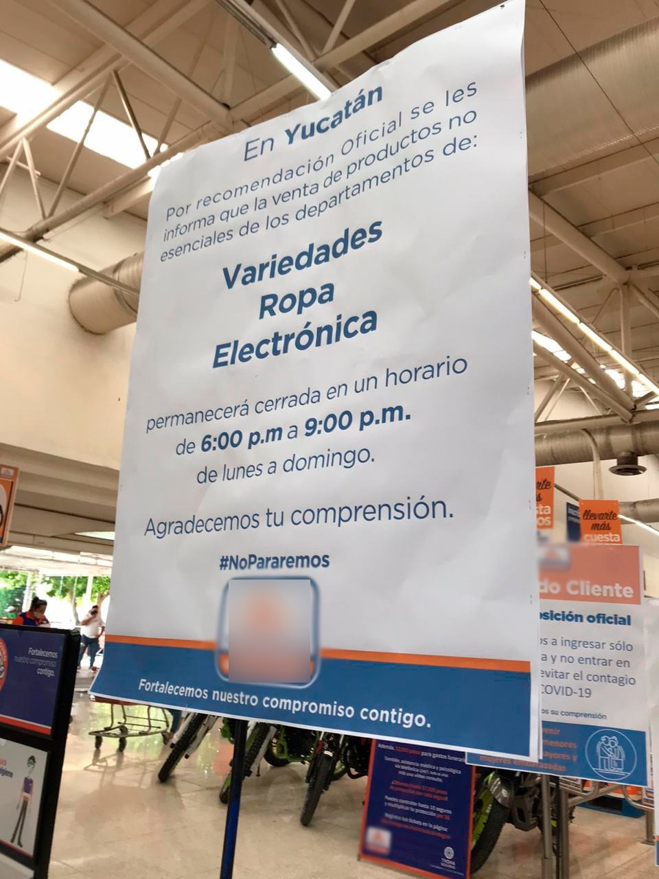 Supermercados en Mérida reducen horario de servicios por contingencia