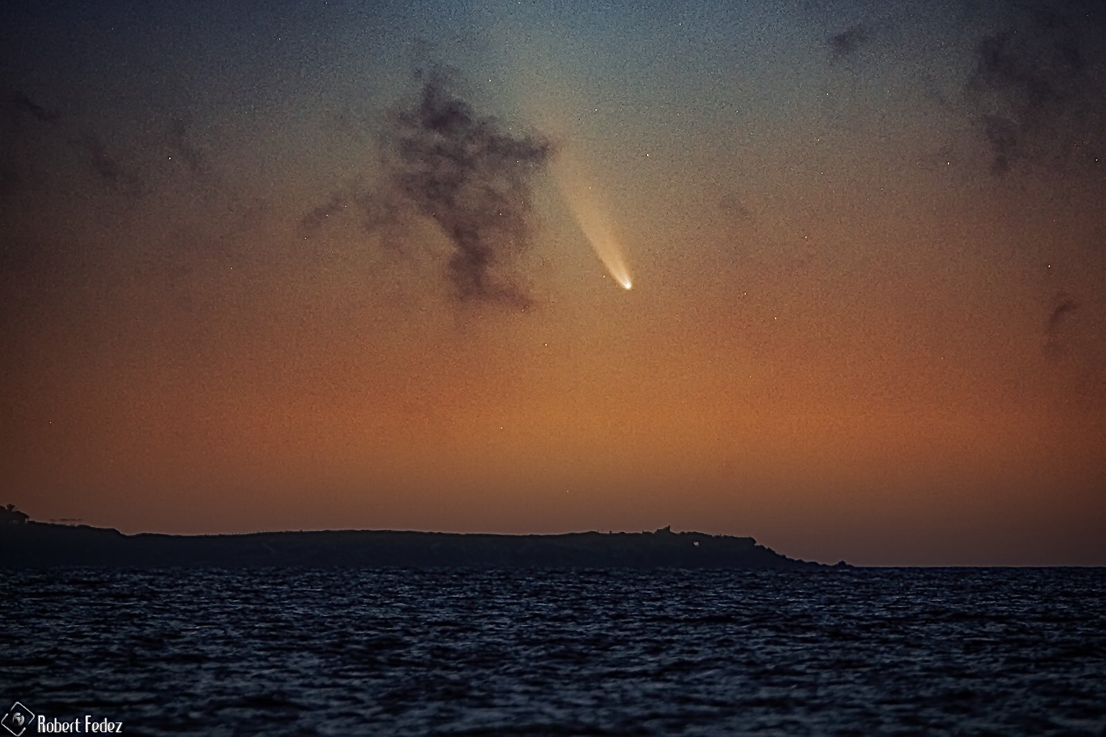 Así se vio el cometa Neowise desde Cancún