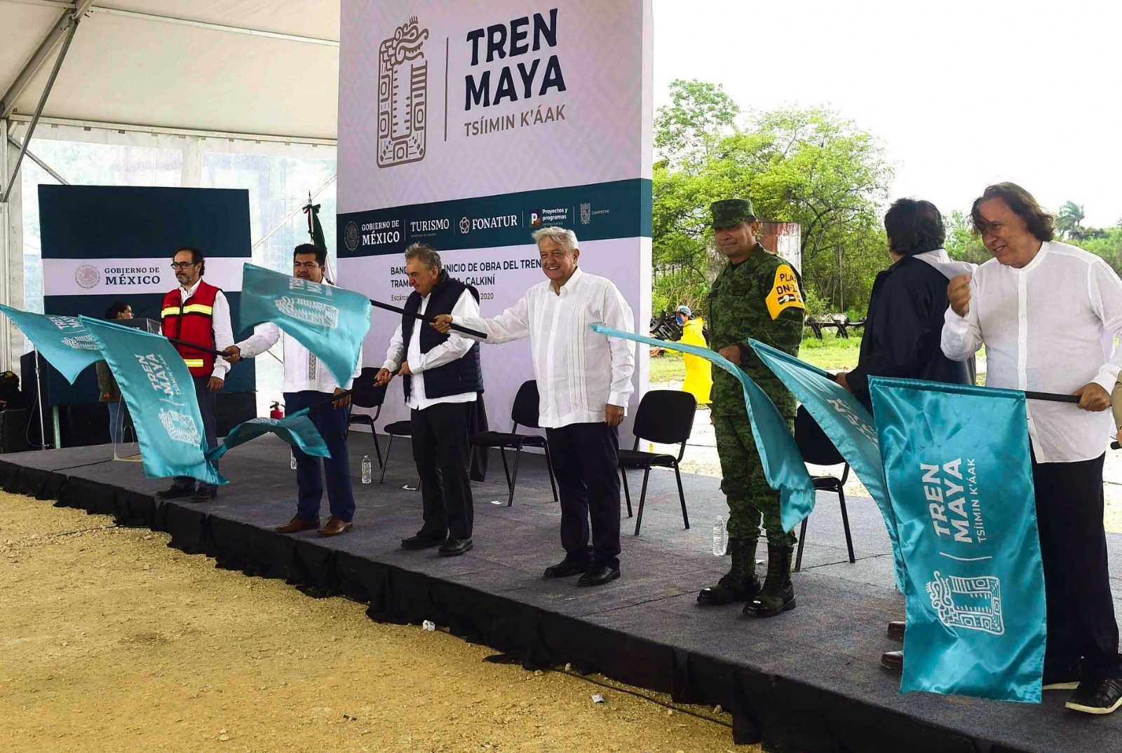 El 3 de junio el presidente López Obrador dio el banderazo de inicio a las obras del Tren Maya (Cuartoscuro)