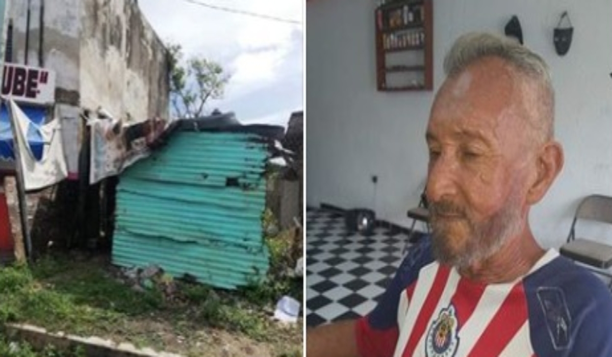 Construirán casa para el abuelito que recibió croquetas en Chetumal