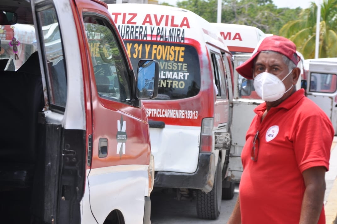 Van 75 choferes sancionados en Campeche por violar reglas sanitarias durante la pandemia